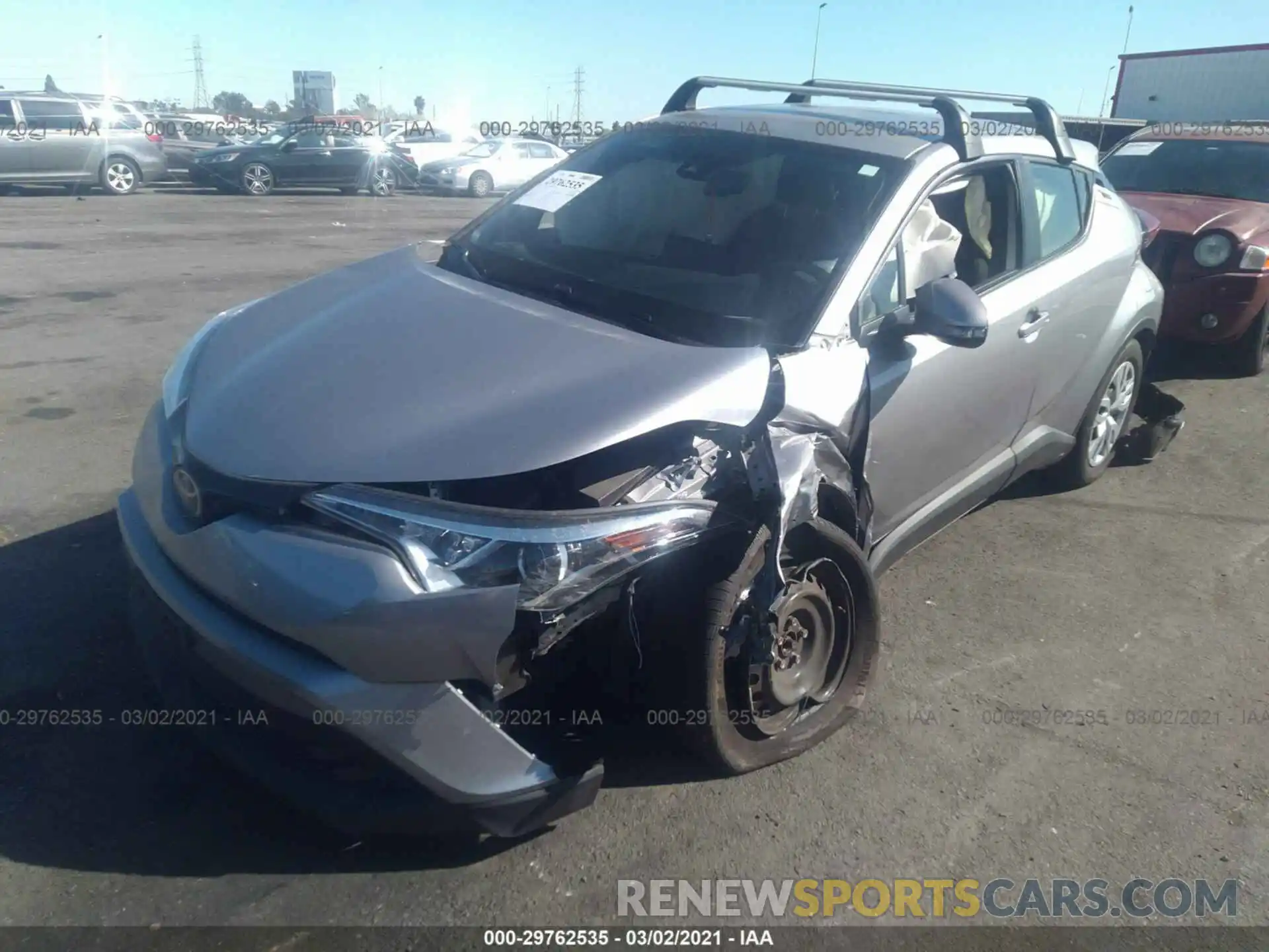 2 Photograph of a damaged car JTNKHMBX2K1061281 TOYOTA C-HR 2019