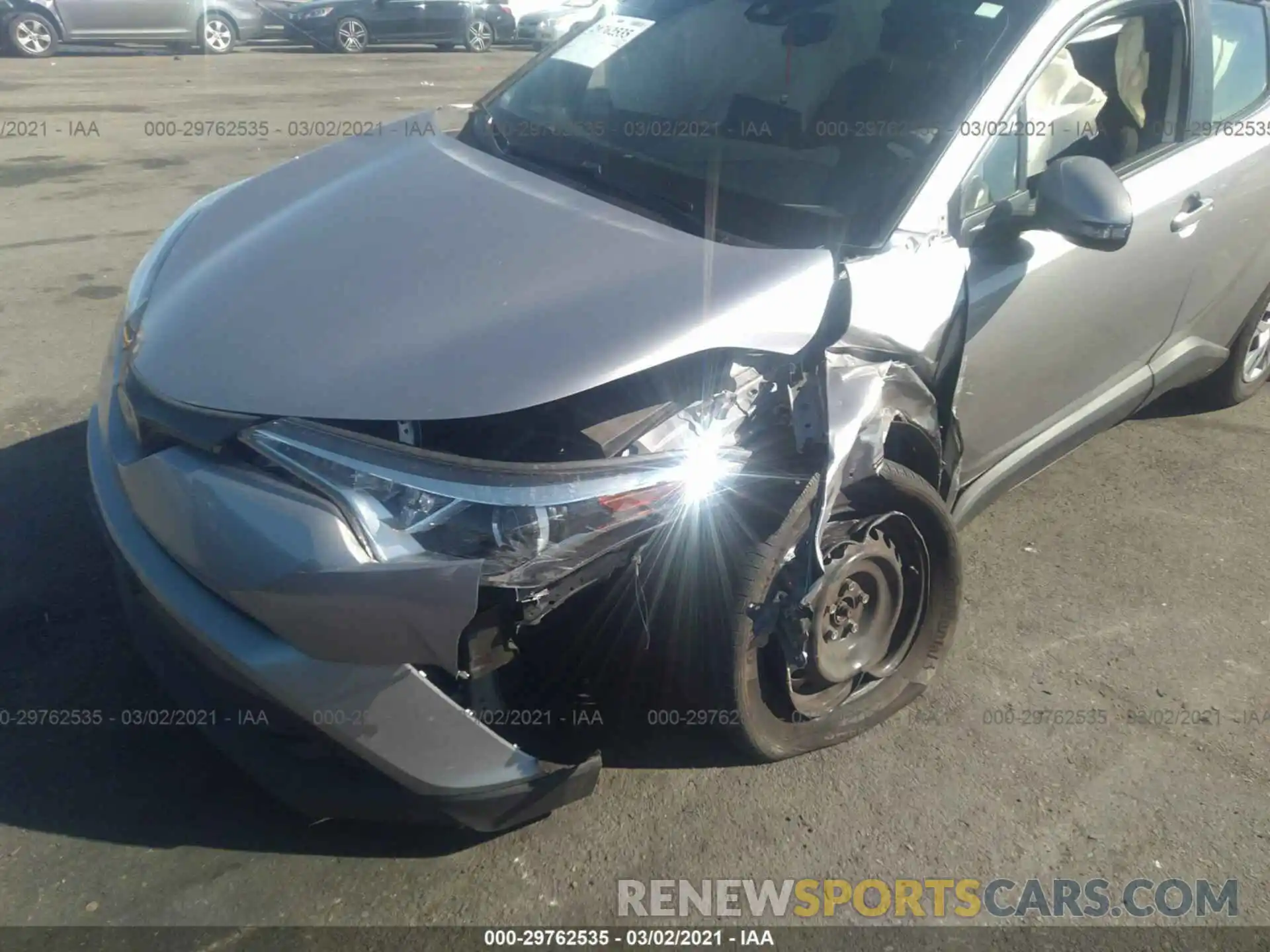 6 Photograph of a damaged car JTNKHMBX2K1061281 TOYOTA C-HR 2019