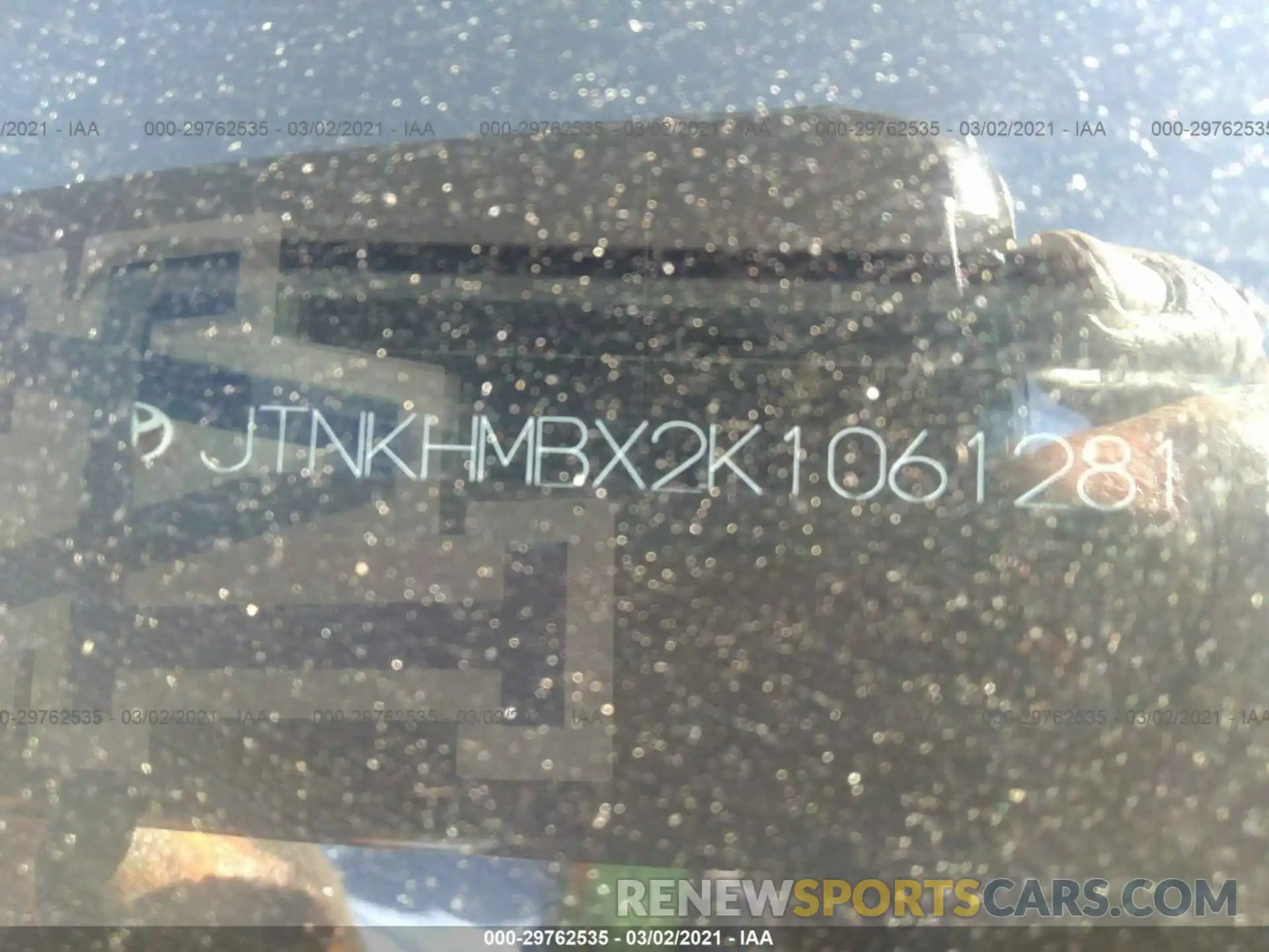 9 Photograph of a damaged car JTNKHMBX2K1061281 TOYOTA C-HR 2019