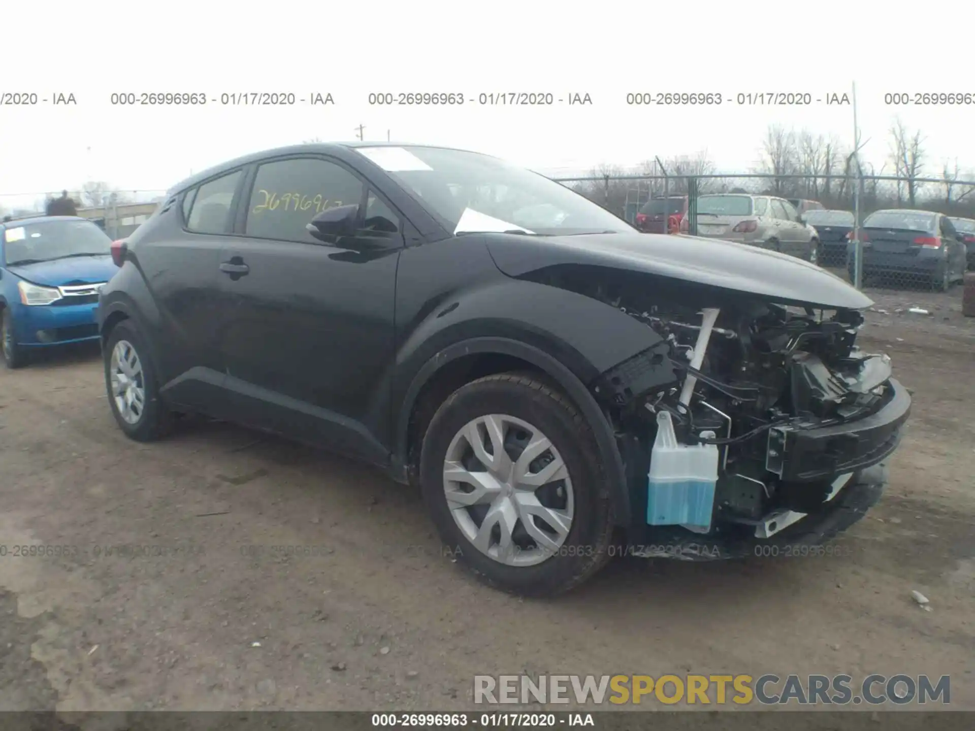 1 Photograph of a damaged car JTNKHMBX2K1061314 TOYOTA C-HR 2019