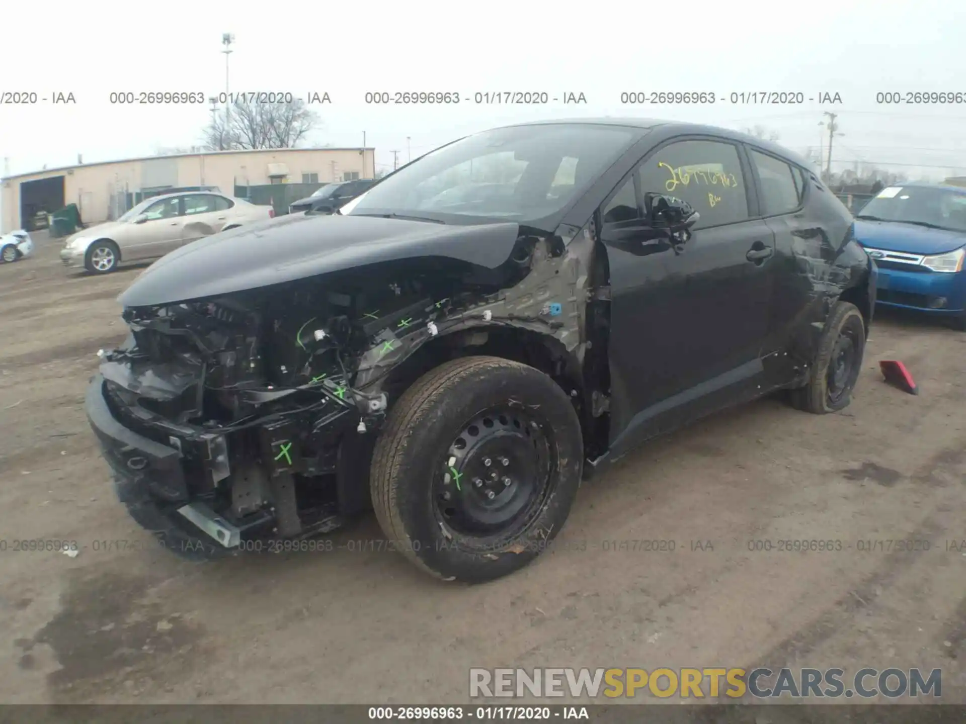 2 Photograph of a damaged car JTNKHMBX2K1061314 TOYOTA C-HR 2019