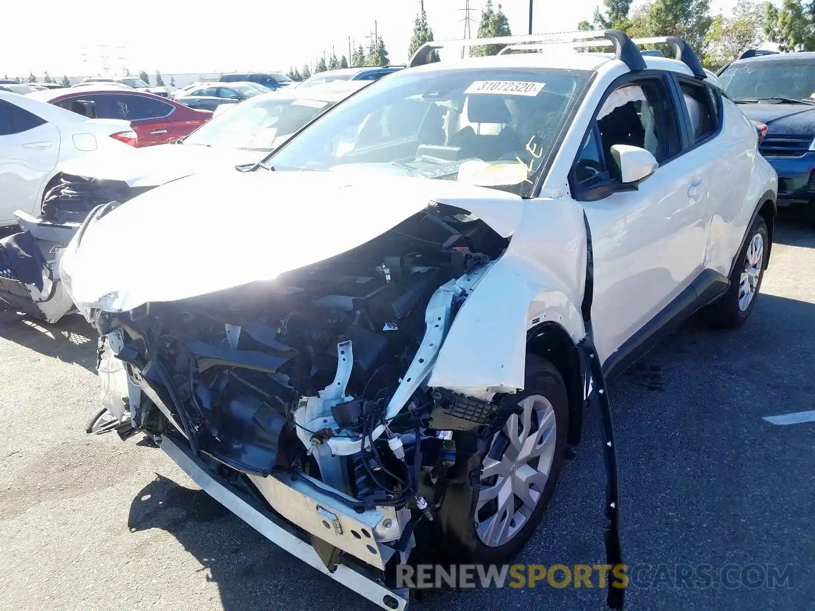 2 Photograph of a damaged car JTNKHMBX2K1062639 TOYOTA C-HR 2019