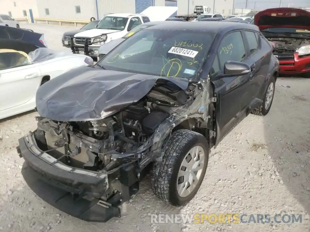 2 Photograph of a damaged car JTNKHMBX3K1012008 TOYOTA C-HR 2019