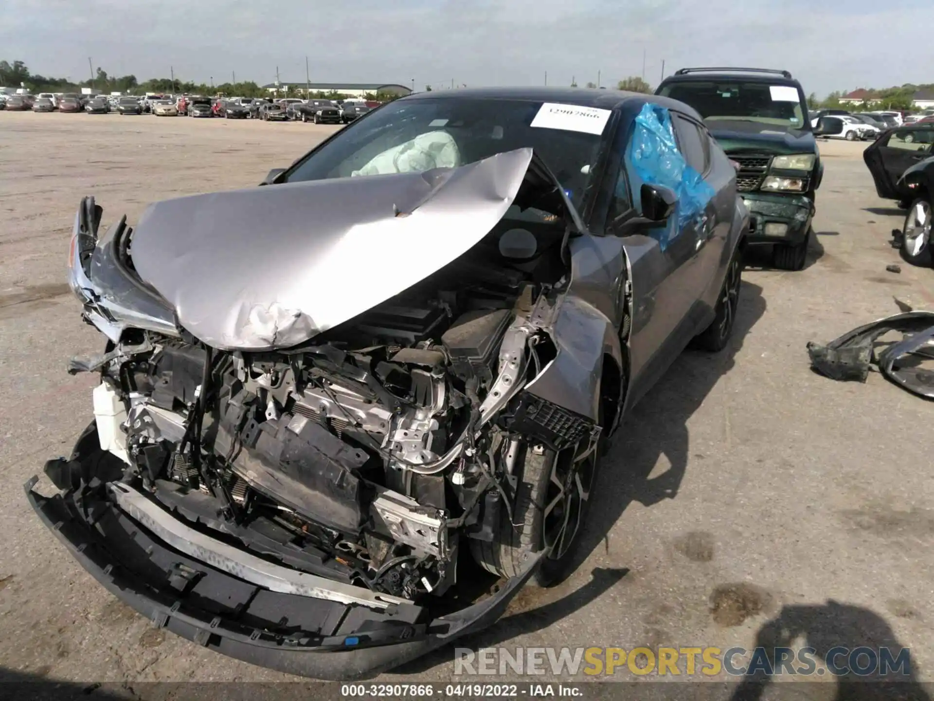 2 Photograph of a damaged car JTNKHMBX3K1012364 TOYOTA C-HR 2019