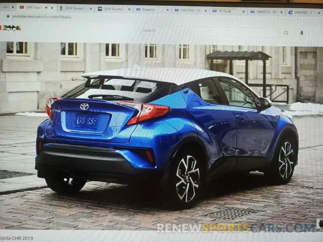 2 Фотография поврежденного автомобиля JTNKHMBX3K1012564 TOYOTA C-HR 2019