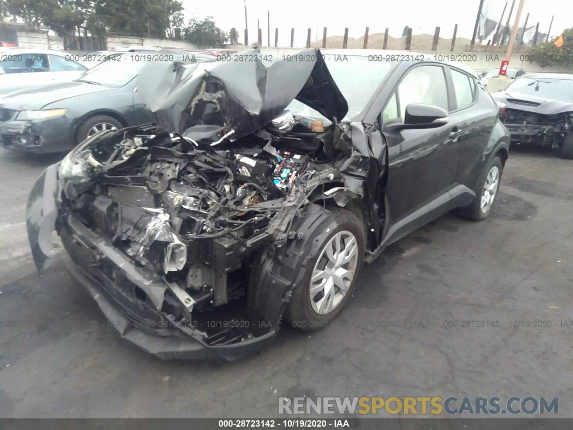 2 Photograph of a damaged car JTNKHMBX3K1013157 TOYOTA C-HR 2019