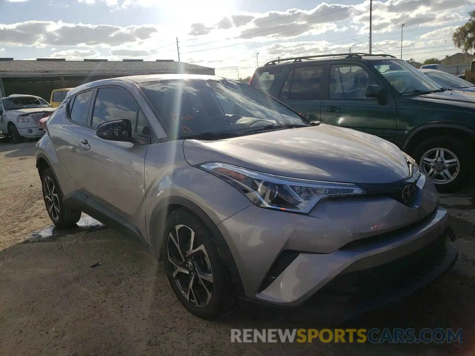 1 Photograph of a damaged car JTNKHMBX3K1013742 TOYOTA C-HR 2019