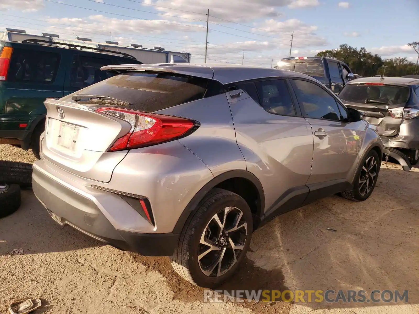 4 Photograph of a damaged car JTNKHMBX3K1013742 TOYOTA C-HR 2019