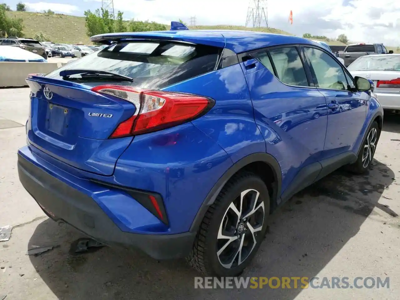 4 Photograph of a damaged car JTNKHMBX3K1013868 TOYOTA C-HR 2019