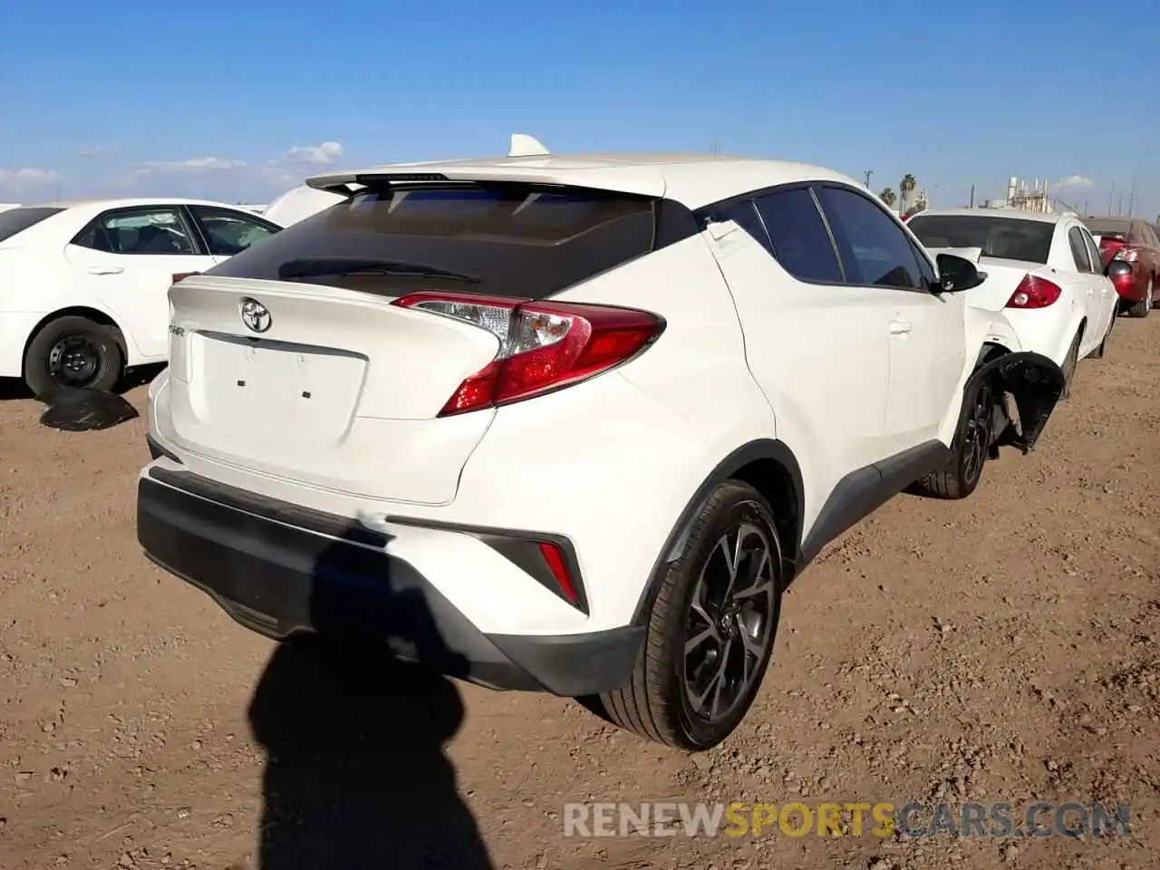 4 Photograph of a damaged car JTNKHMBX3K1014437 TOYOTA C-HR 2019