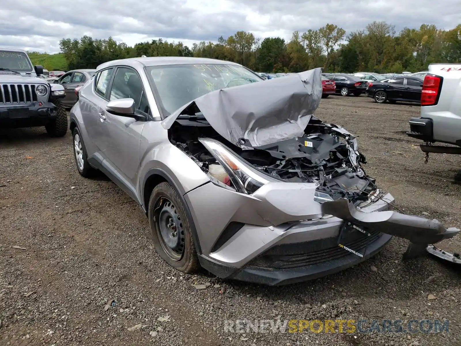 1 Photograph of a damaged car JTNKHMBX3K1015314 TOYOTA C-HR 2019