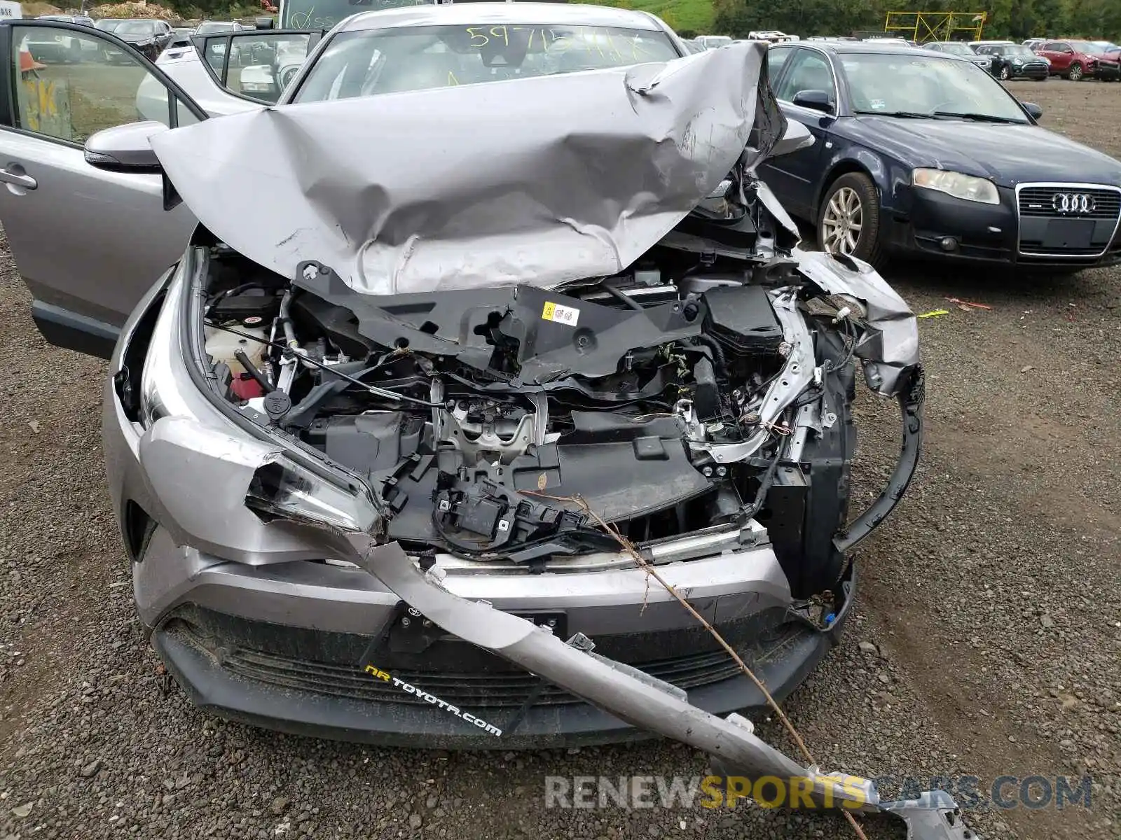 9 Photograph of a damaged car JTNKHMBX3K1015314 TOYOTA C-HR 2019