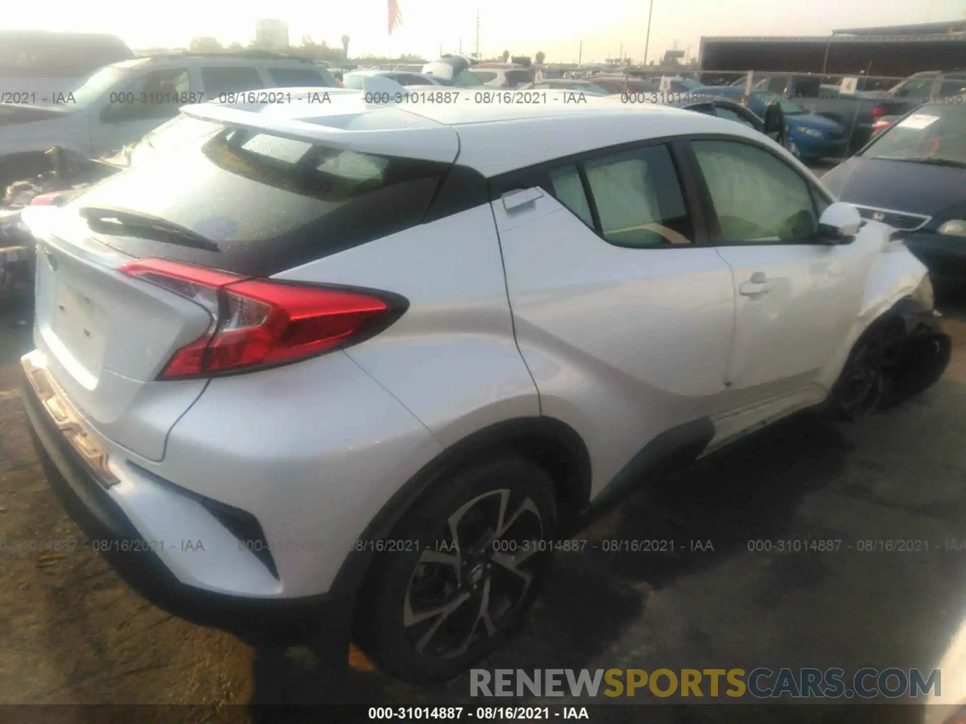 4 Photograph of a damaged car JTNKHMBX3K1015412 TOYOTA C-HR 2019