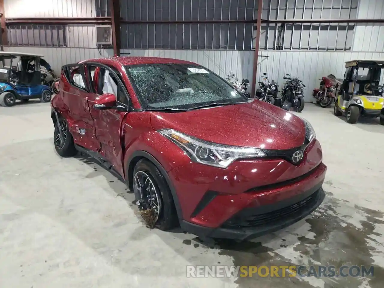 1 Photograph of a damaged car JTNKHMBX3K1015619 TOYOTA C-HR 2019