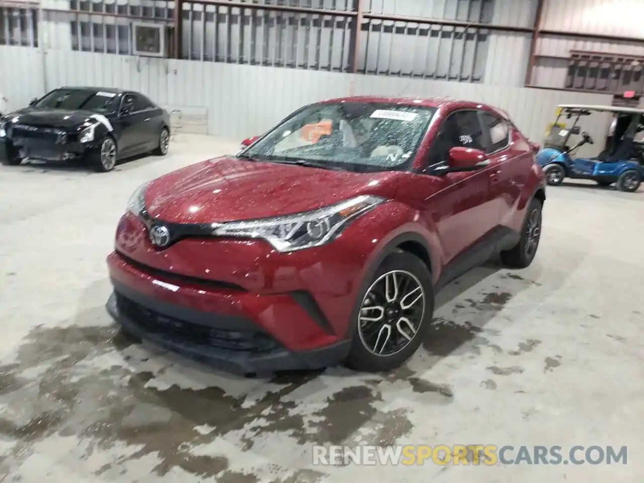 2 Photograph of a damaged car JTNKHMBX3K1015619 TOYOTA C-HR 2019