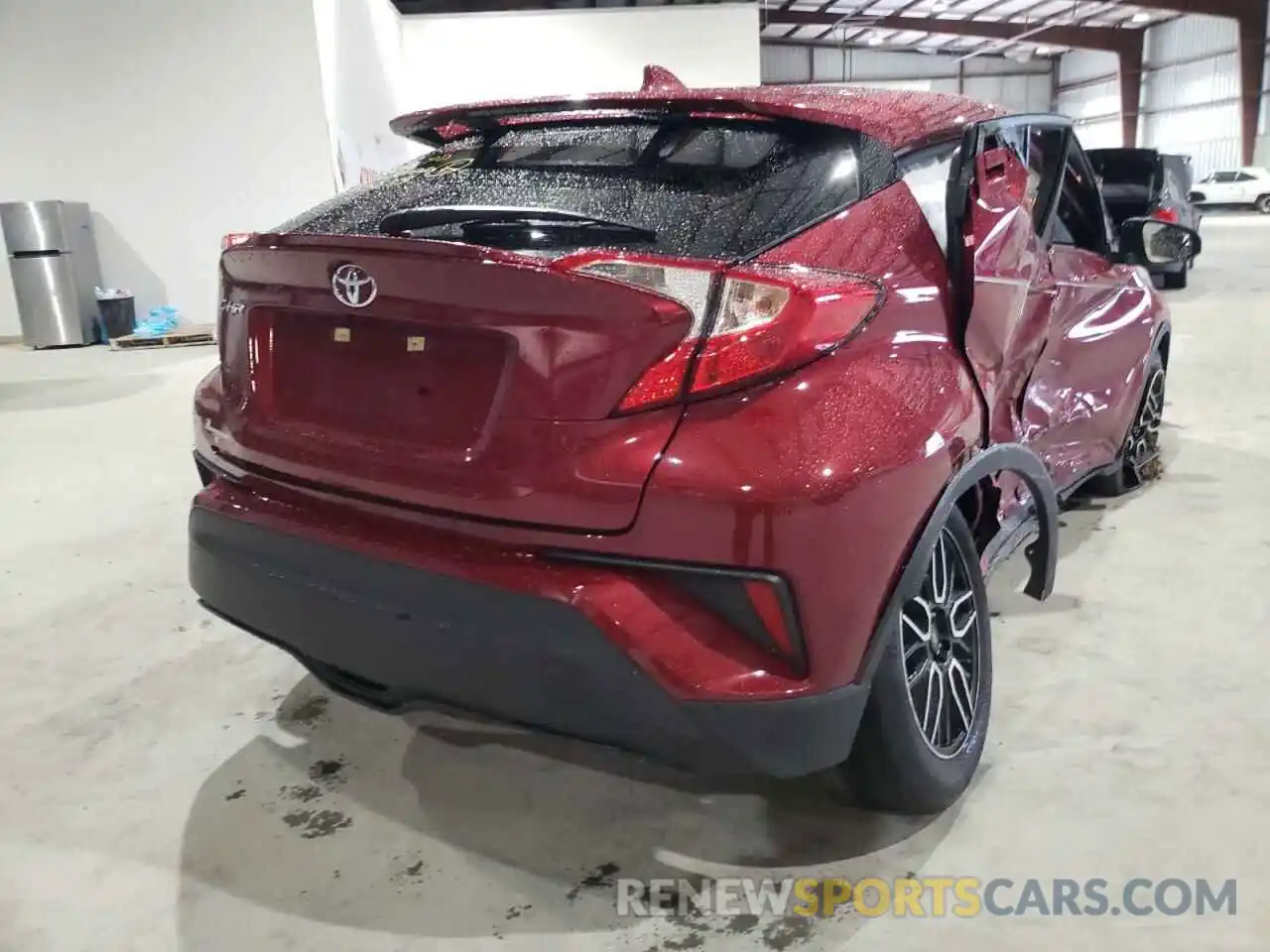 4 Photograph of a damaged car JTNKHMBX3K1015619 TOYOTA C-HR 2019