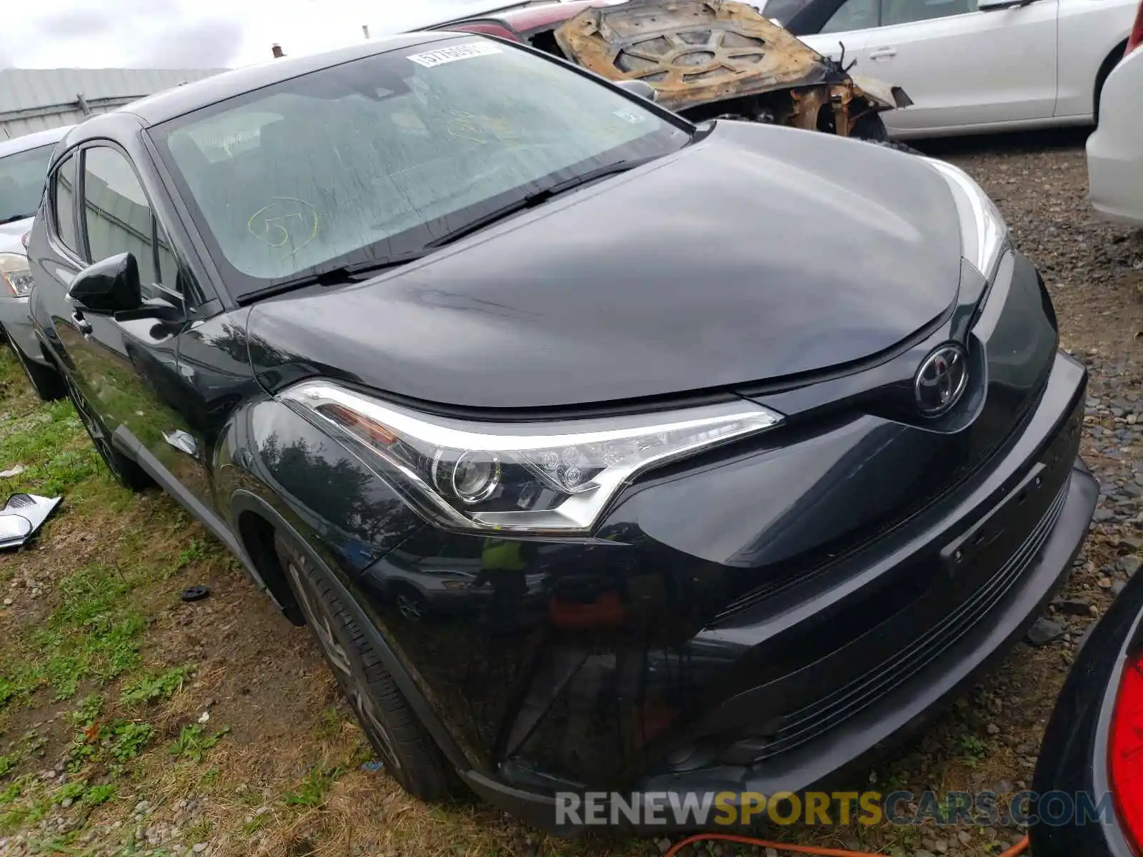 1 Photograph of a damaged car JTNKHMBX3K1016284 TOYOTA C-HR 2019