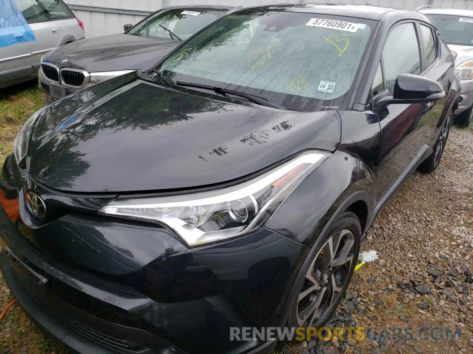 2 Photograph of a damaged car JTNKHMBX3K1016284 TOYOTA C-HR 2019