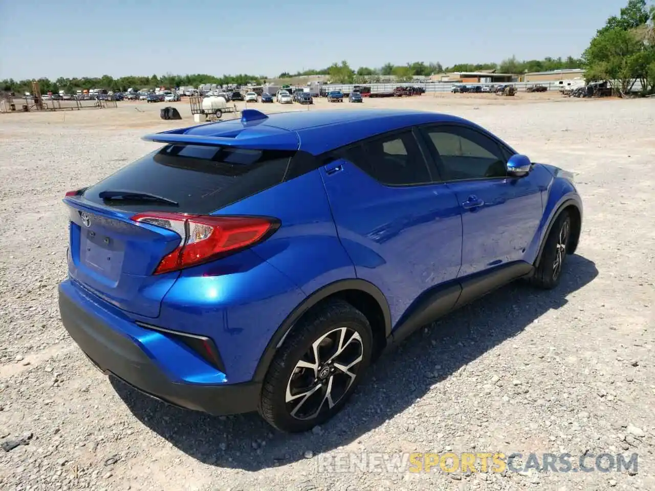 4 Photograph of a damaged car JTNKHMBX3K1016432 TOYOTA C-HR 2019