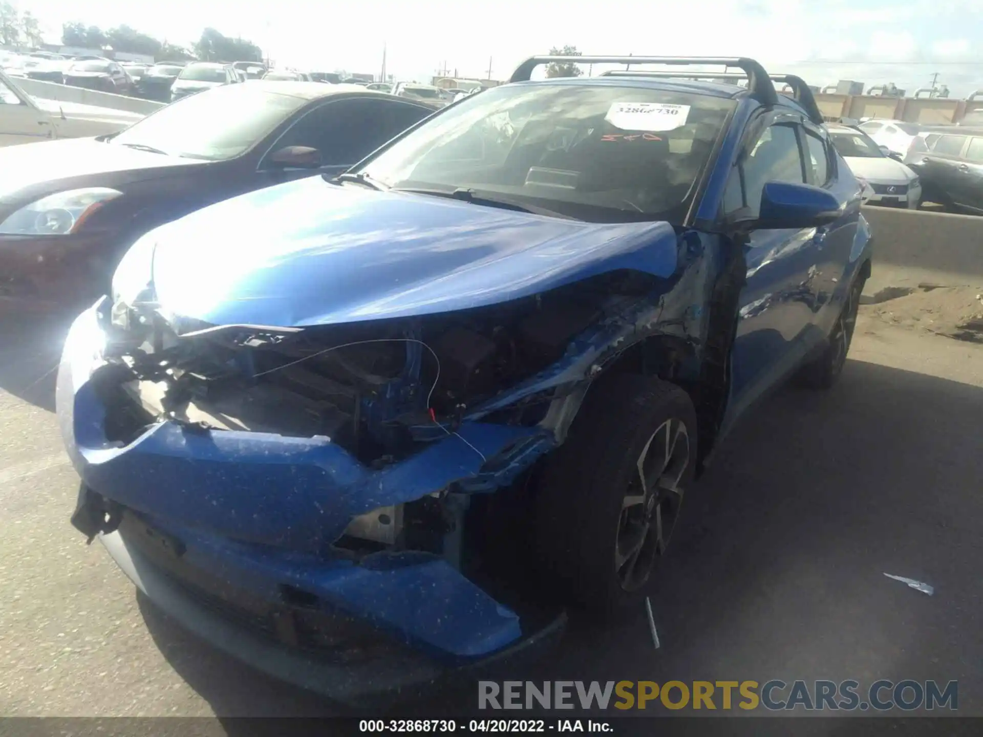 2 Photograph of a damaged car JTNKHMBX3K1016849 TOYOTA C-HR 2019