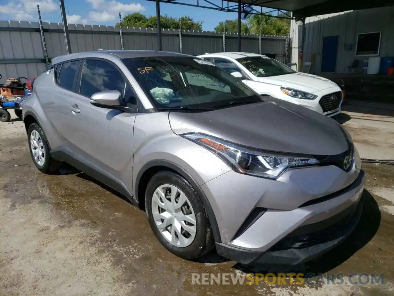 1 Photograph of a damaged car JTNKHMBX3K1017290 TOYOTA C-HR 2019