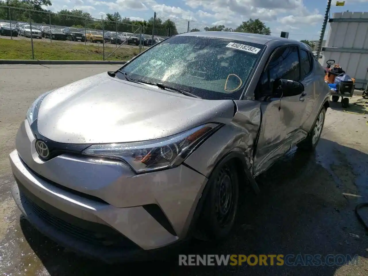 2 Photograph of a damaged car JTNKHMBX3K1017290 TOYOTA C-HR 2019