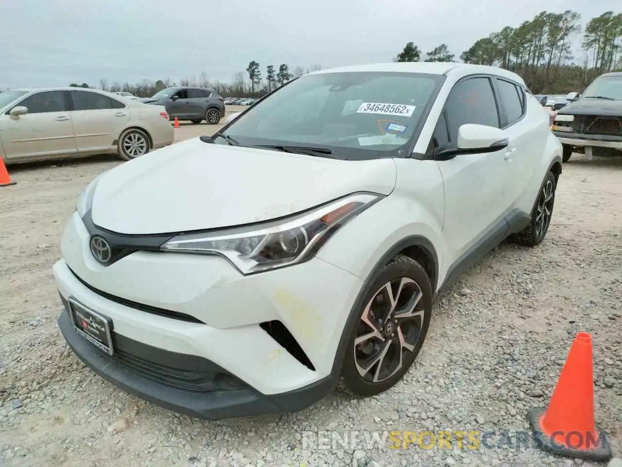 2 Фотография поврежденного автомобиля JTNKHMBX3K1017595 TOYOTA C-HR 2019