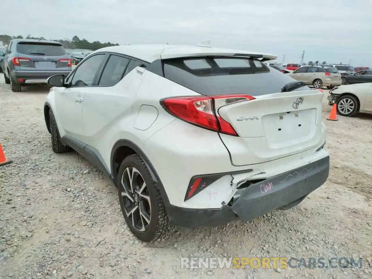 3 Photograph of a damaged car JTNKHMBX3K1017595 TOYOTA C-HR 2019