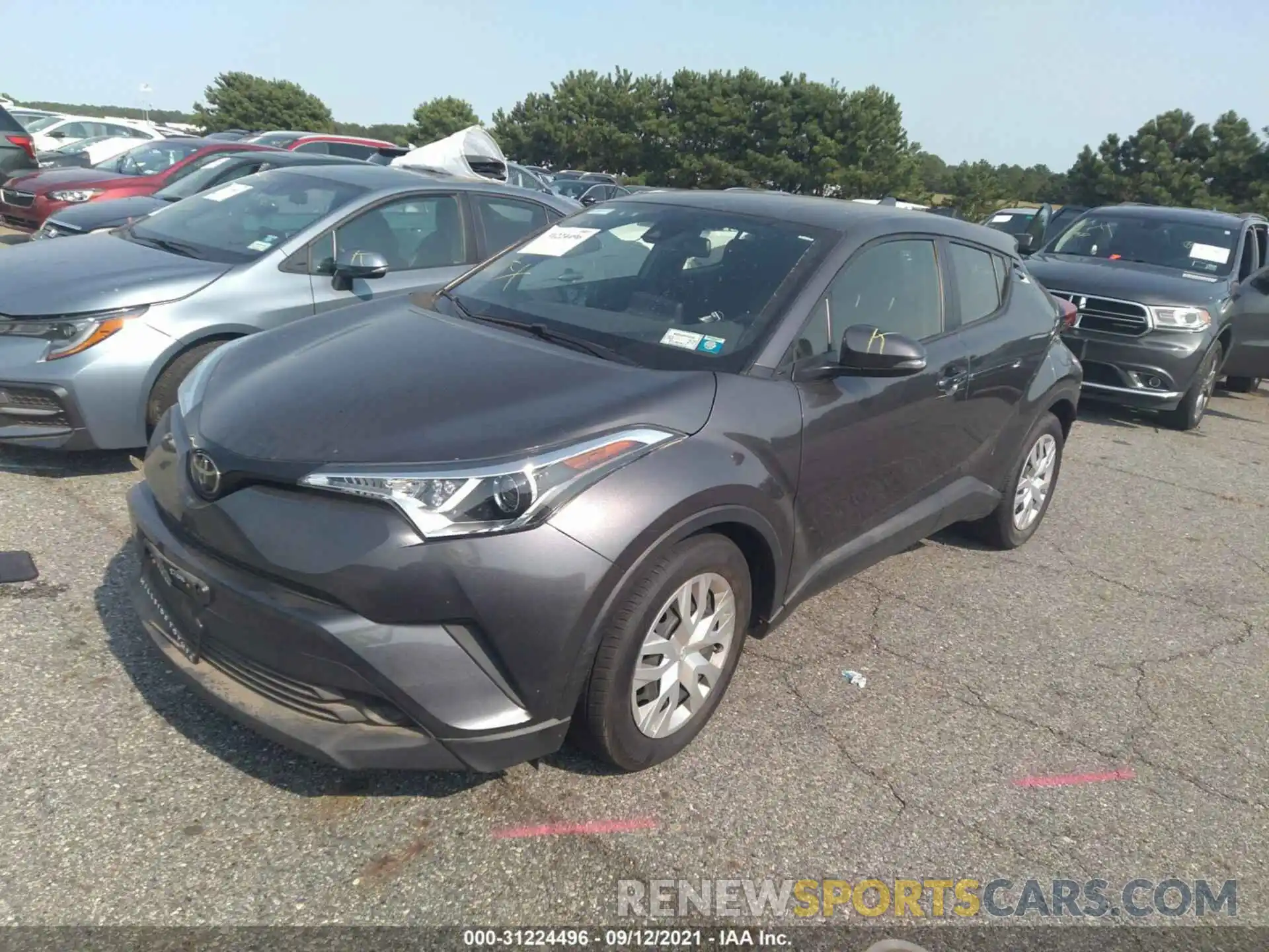 2 Photograph of a damaged car JTNKHMBX3K1018004 TOYOTA C-HR 2019