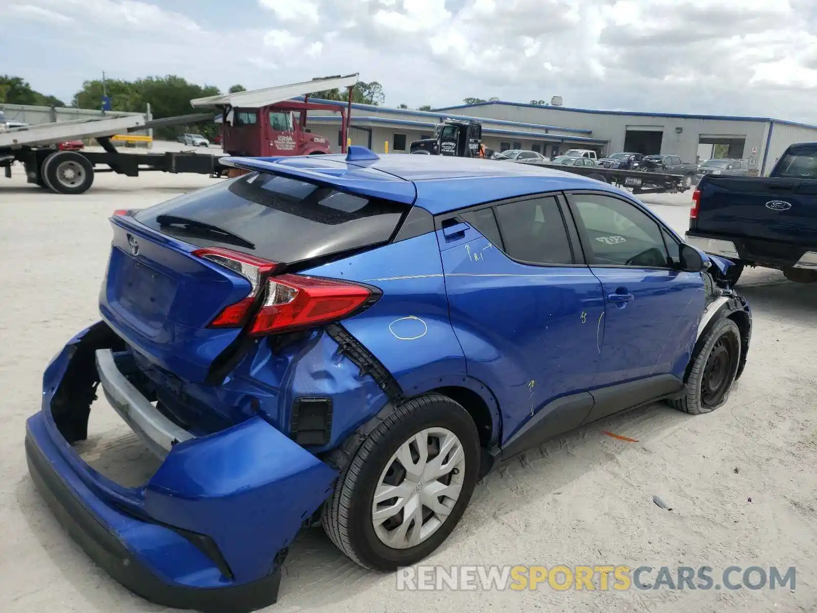 4 Photograph of a damaged car JTNKHMBX3K1018245 TOYOTA C-HR 2019