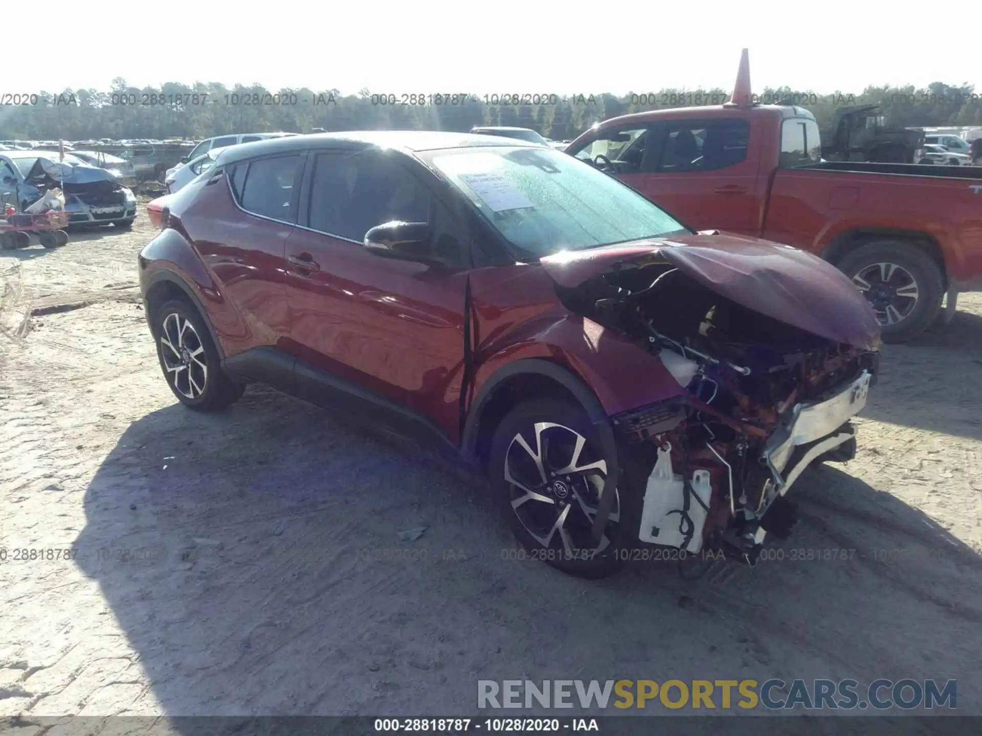 1 Photograph of a damaged car JTNKHMBX3K1018410 TOYOTA C-HR 2019