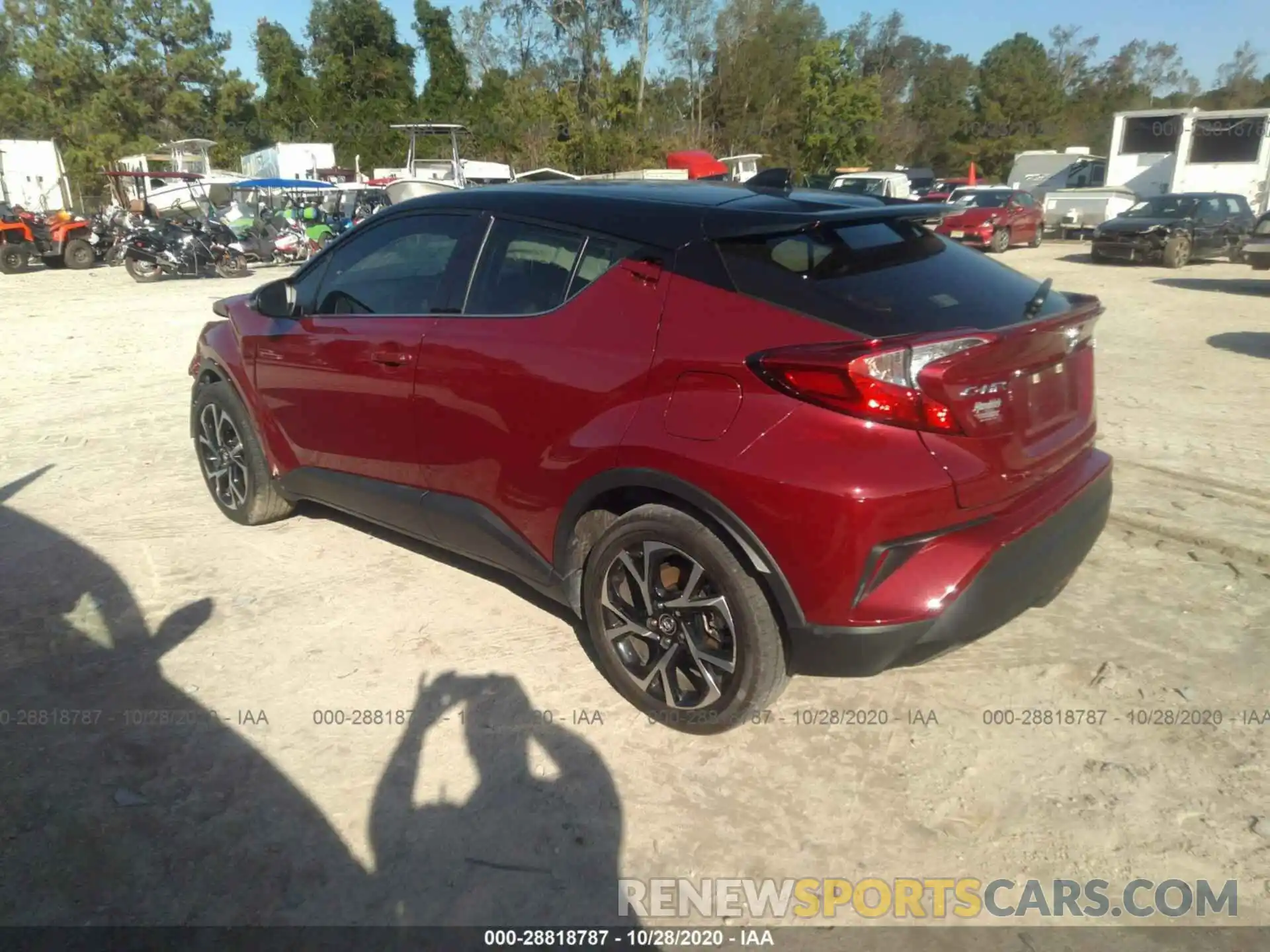 3 Photograph of a damaged car JTNKHMBX3K1018410 TOYOTA C-HR 2019