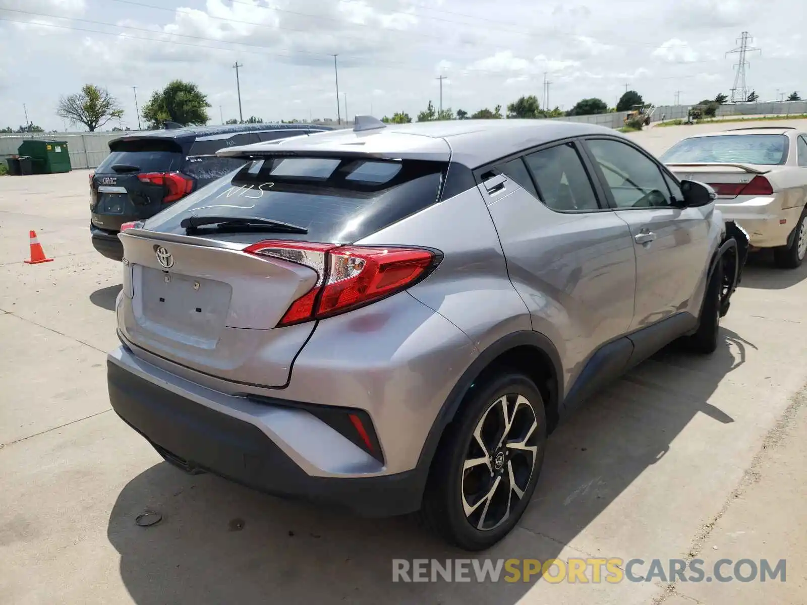 4 Photograph of a damaged car JTNKHMBX3K1018813 TOYOTA C-HR 2019