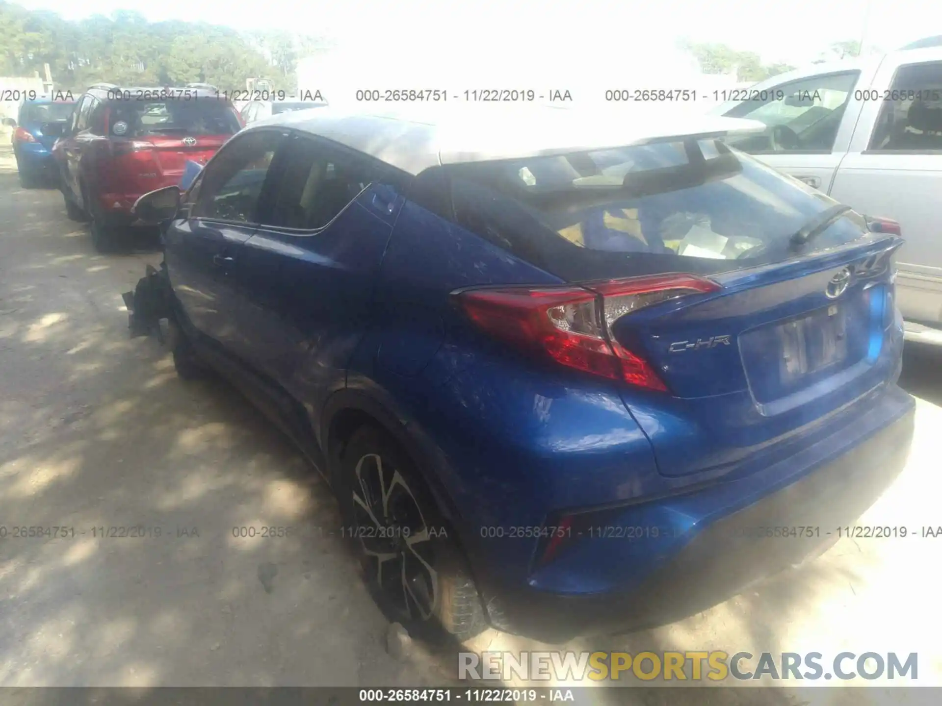 3 Photograph of a damaged car JTNKHMBX3K1018911 TOYOTA C-HR 2019