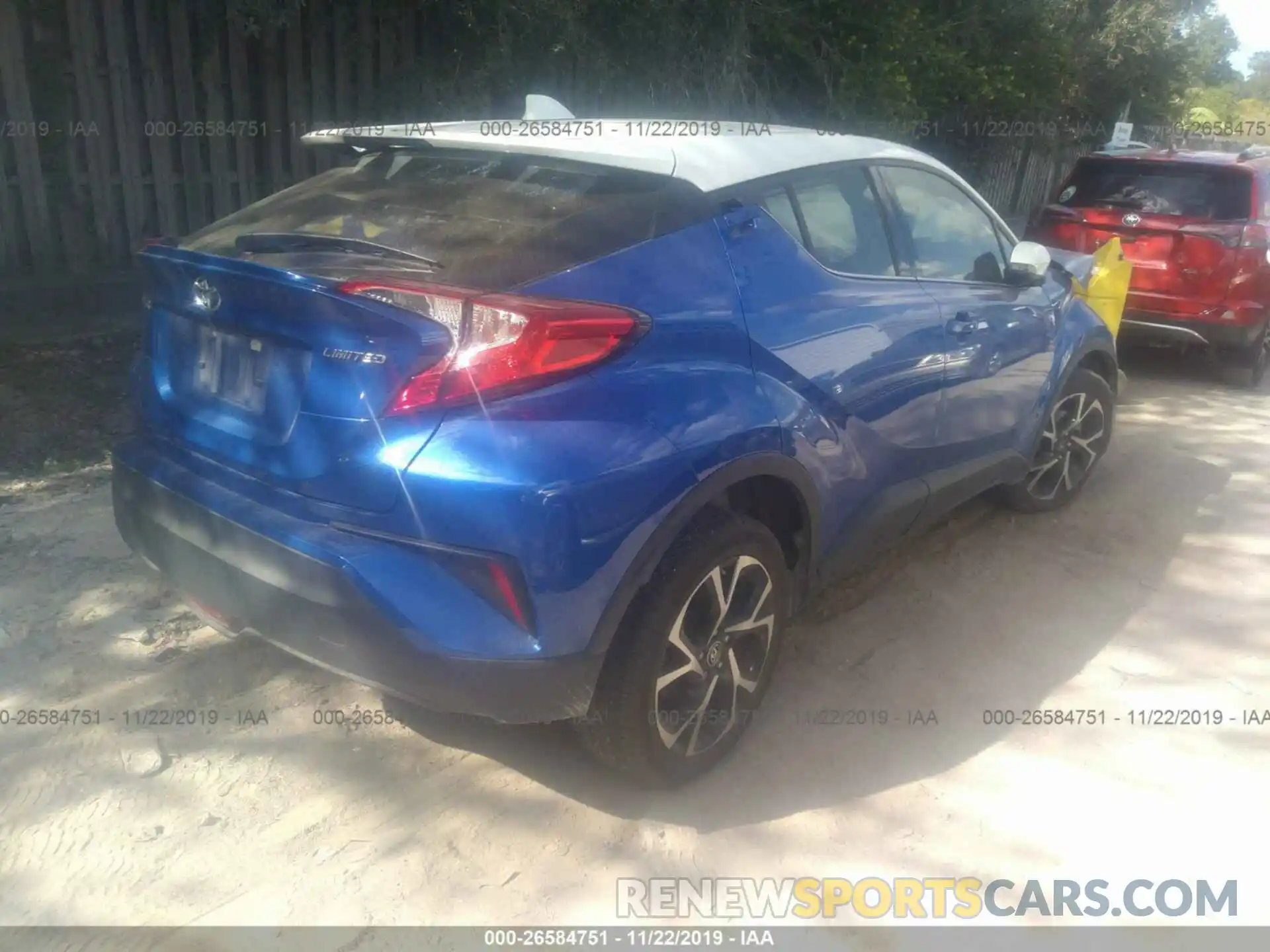 4 Photograph of a damaged car JTNKHMBX3K1018911 TOYOTA C-HR 2019