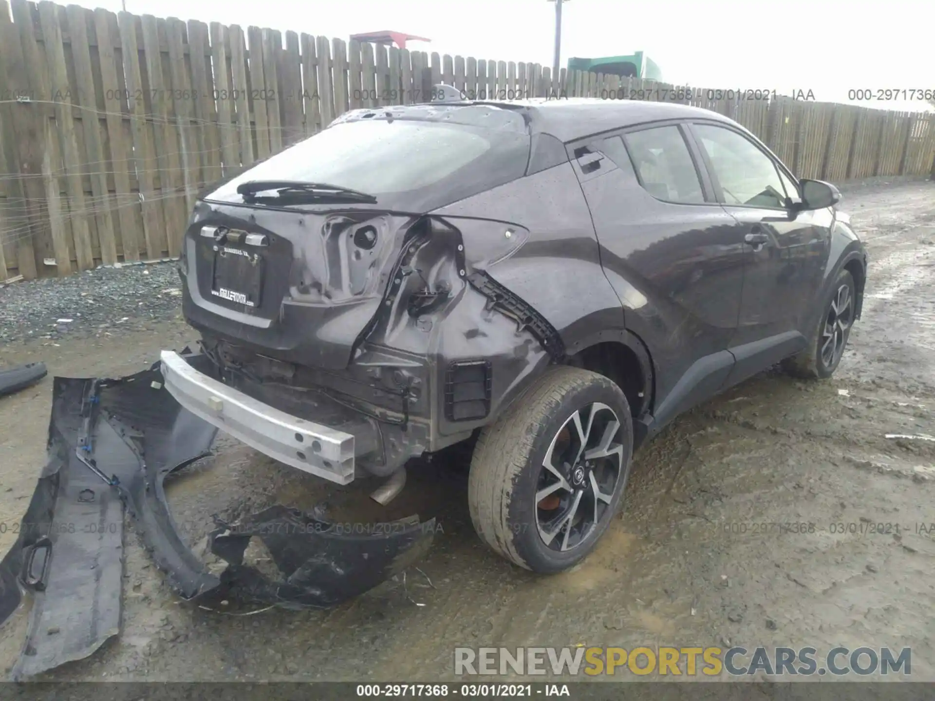 4 Photograph of a damaged car JTNKHMBX3K1019136 TOYOTA C-HR 2019