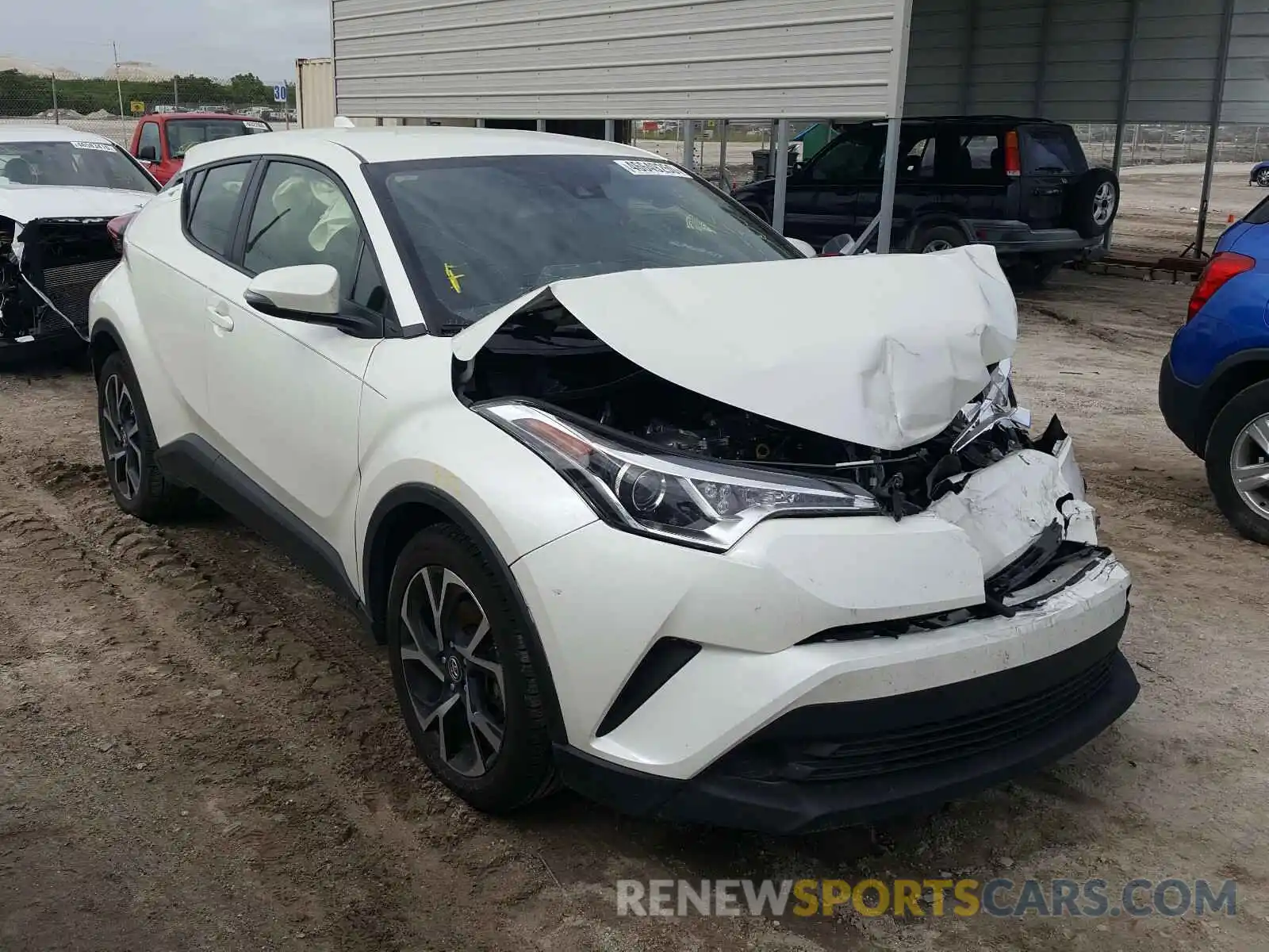 1 Photograph of a damaged car JTNKHMBX3K1019606 TOYOTA C-HR 2019