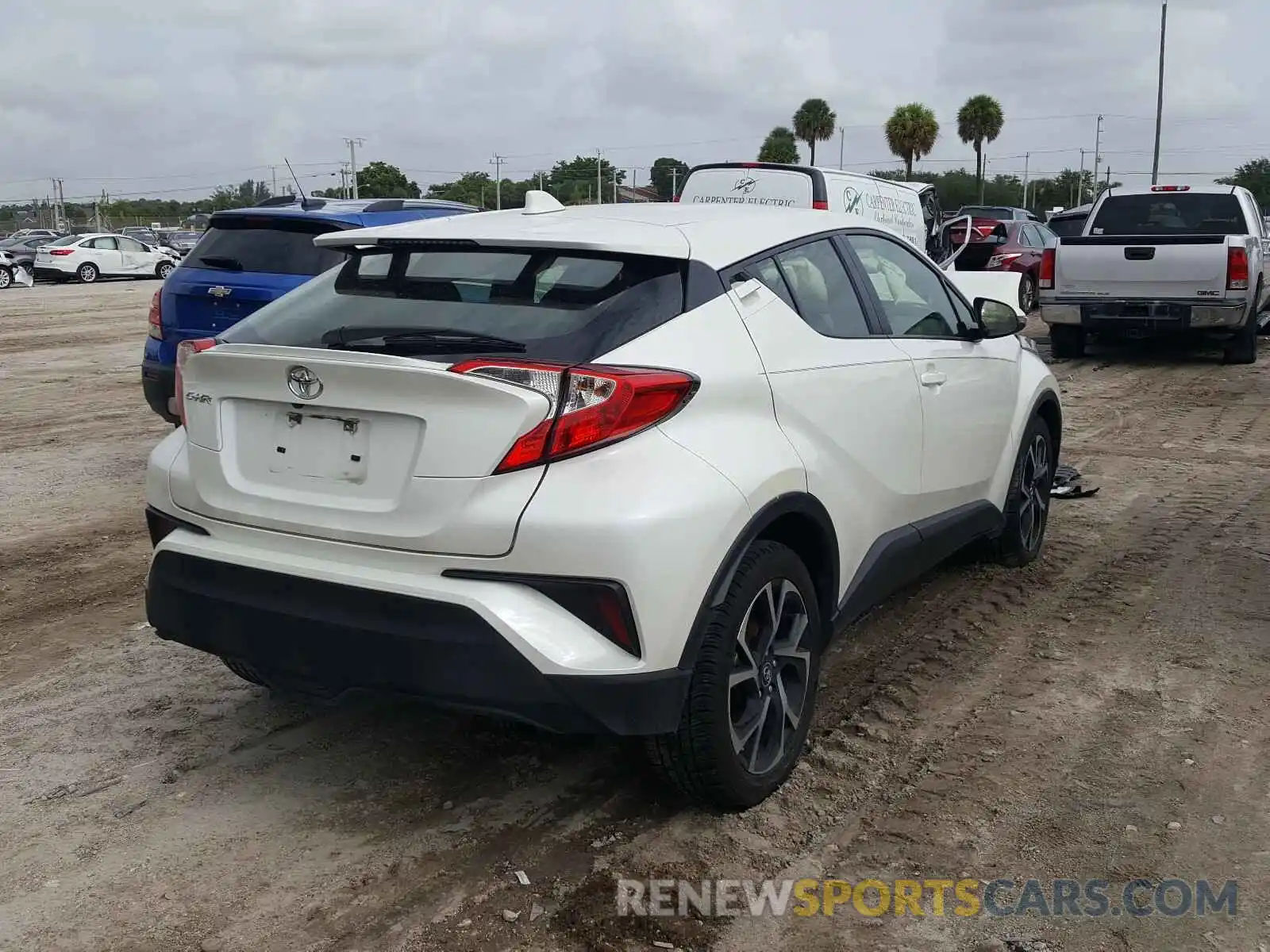 4 Photograph of a damaged car JTNKHMBX3K1019606 TOYOTA C-HR 2019