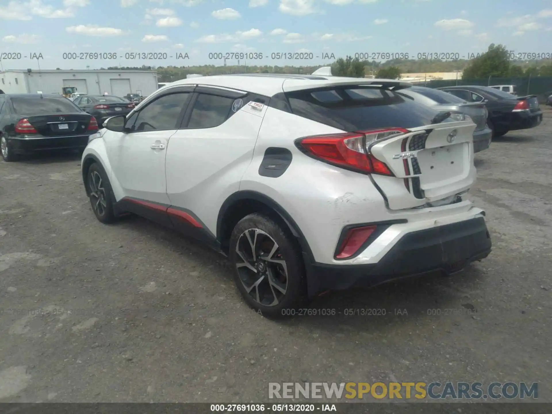 3 Photograph of a damaged car JTNKHMBX3K1020223 TOYOTA C-HR 2019