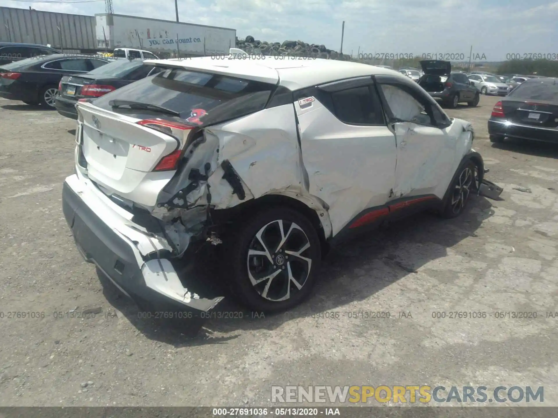 4 Photograph of a damaged car JTNKHMBX3K1020223 TOYOTA C-HR 2019