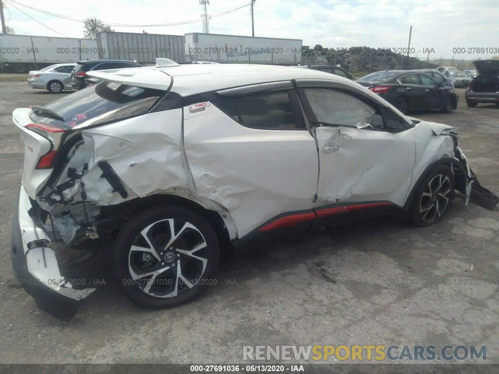 6 Photograph of a damaged car JTNKHMBX3K1020223 TOYOTA C-HR 2019