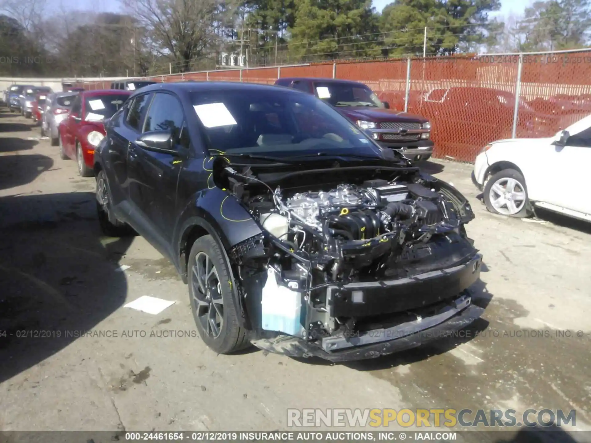 1 Photograph of a damaged car JTNKHMBX3K1020433 TOYOTA C-HR 2019