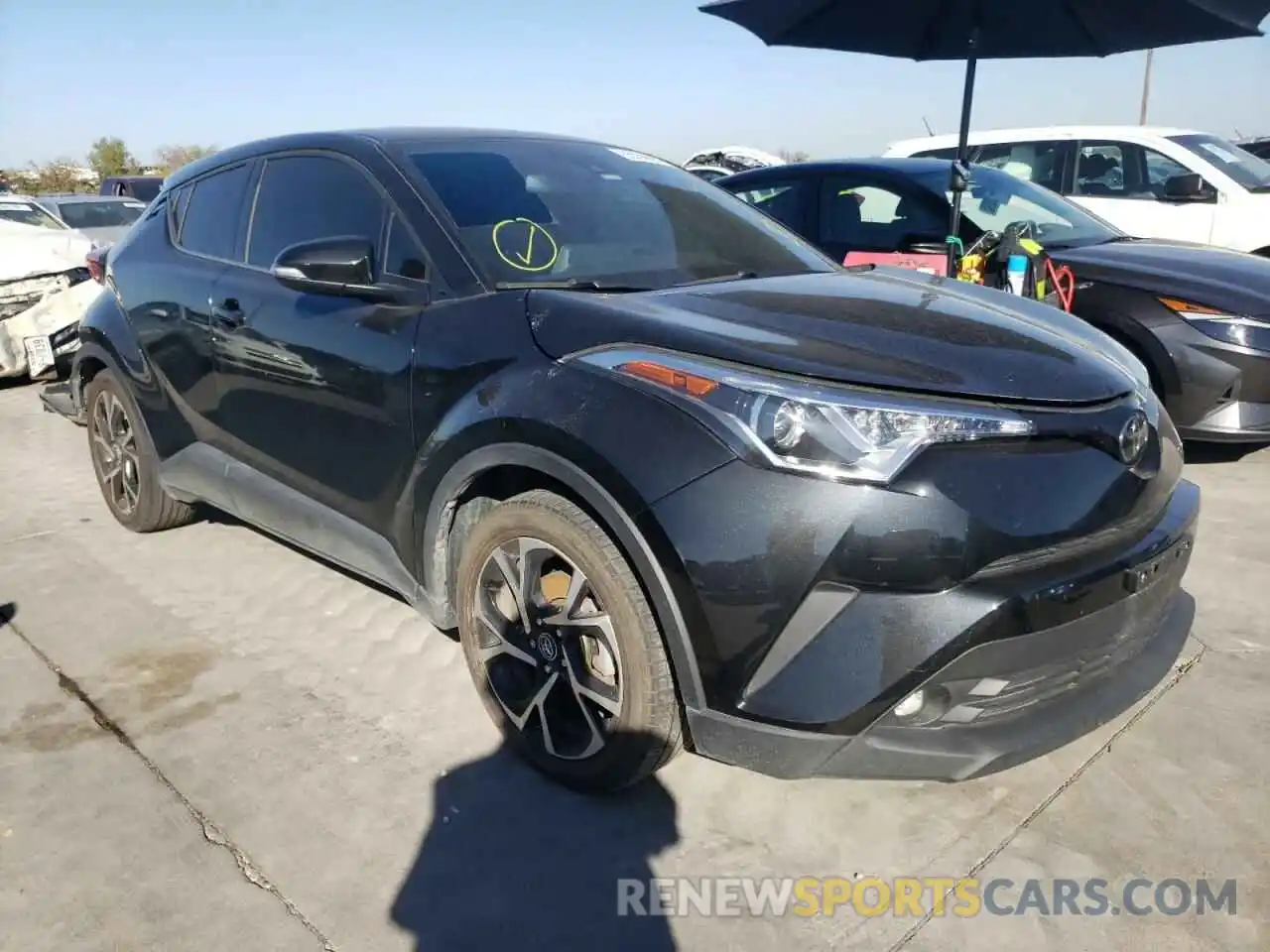 1 Photograph of a damaged car JTNKHMBX3K1020979 TOYOTA C-HR 2019