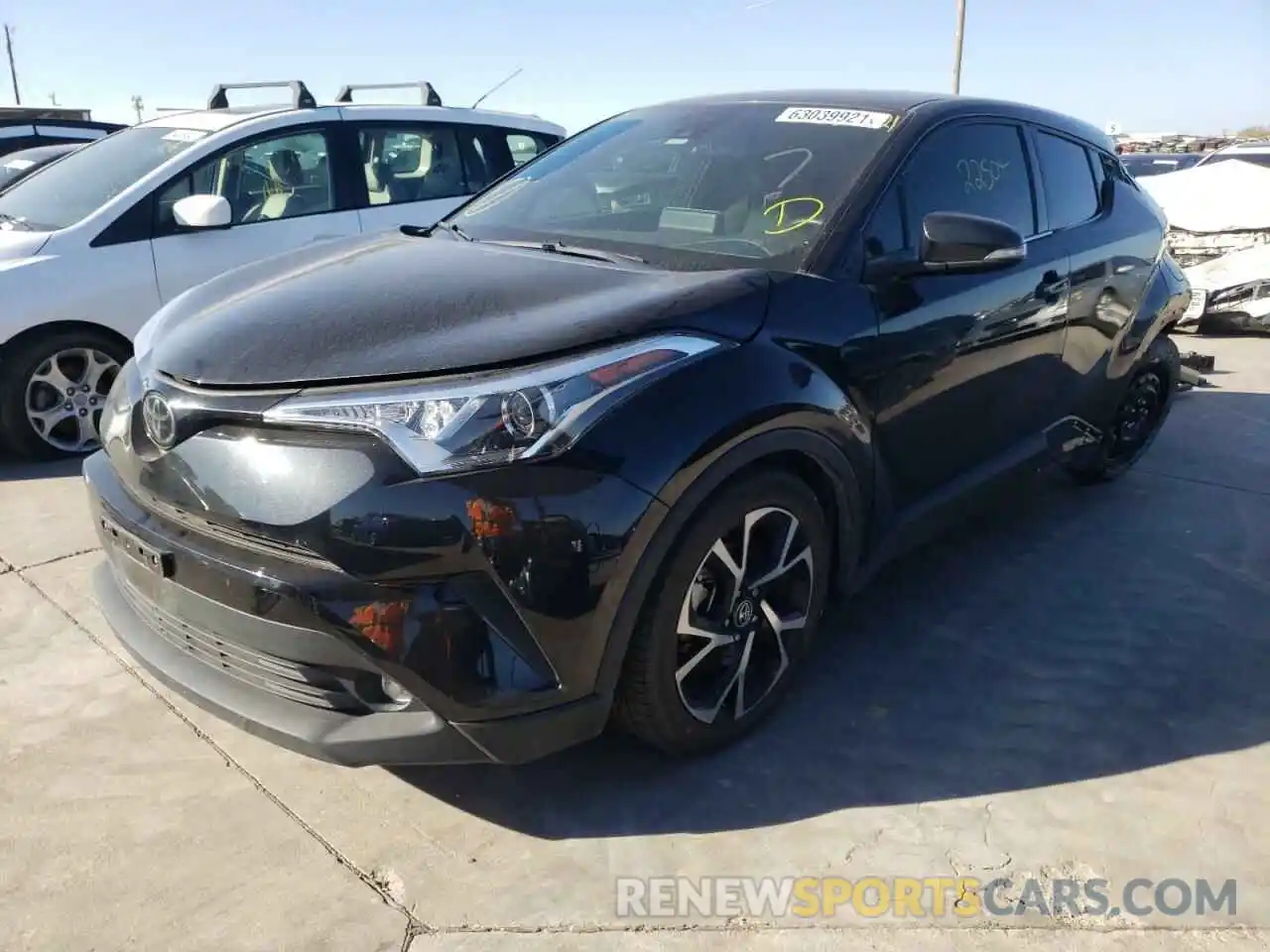 2 Фотография поврежденного автомобиля JTNKHMBX3K1020979 TOYOTA C-HR 2019