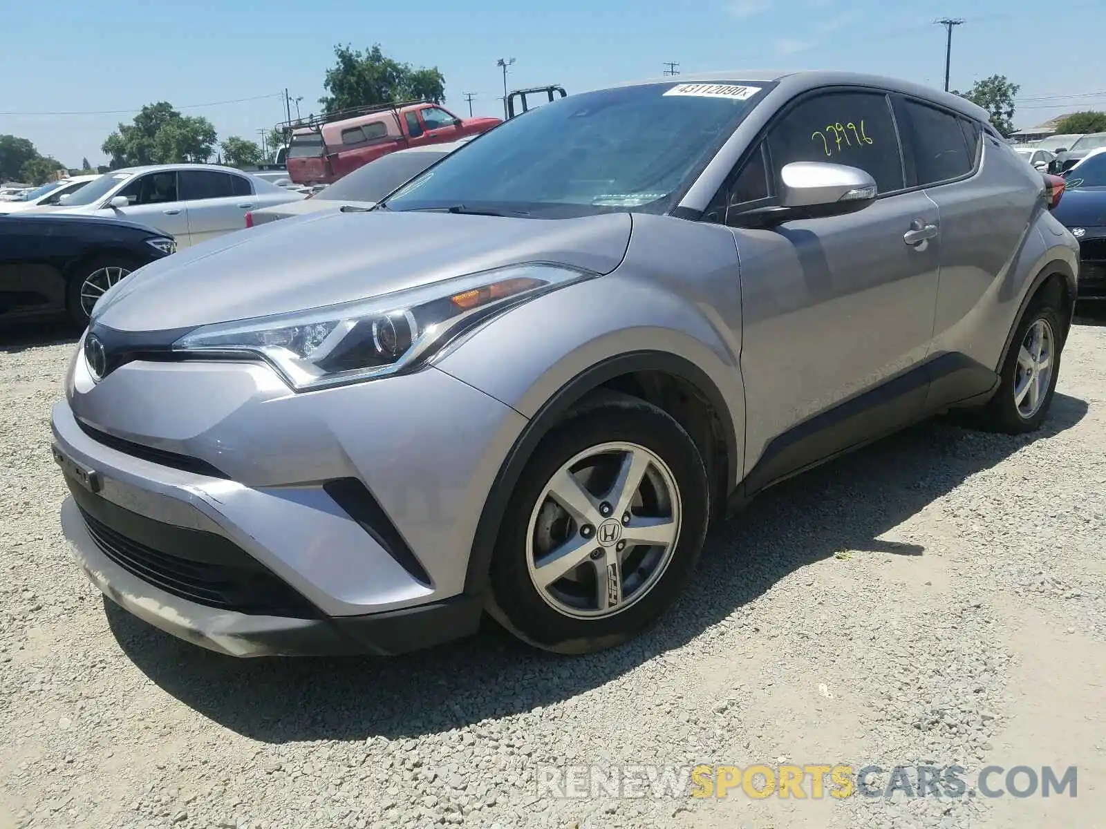 2 Photograph of a damaged car JTNKHMBX3K1021579 TOYOTA C-HR 2019