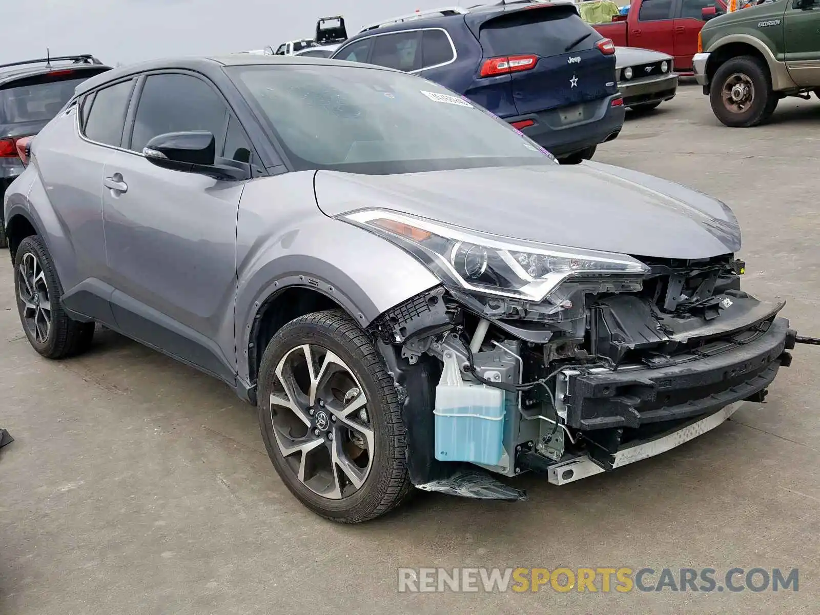 1 Photograph of a damaged car JTNKHMBX3K1021601 TOYOTA C-HR 2019