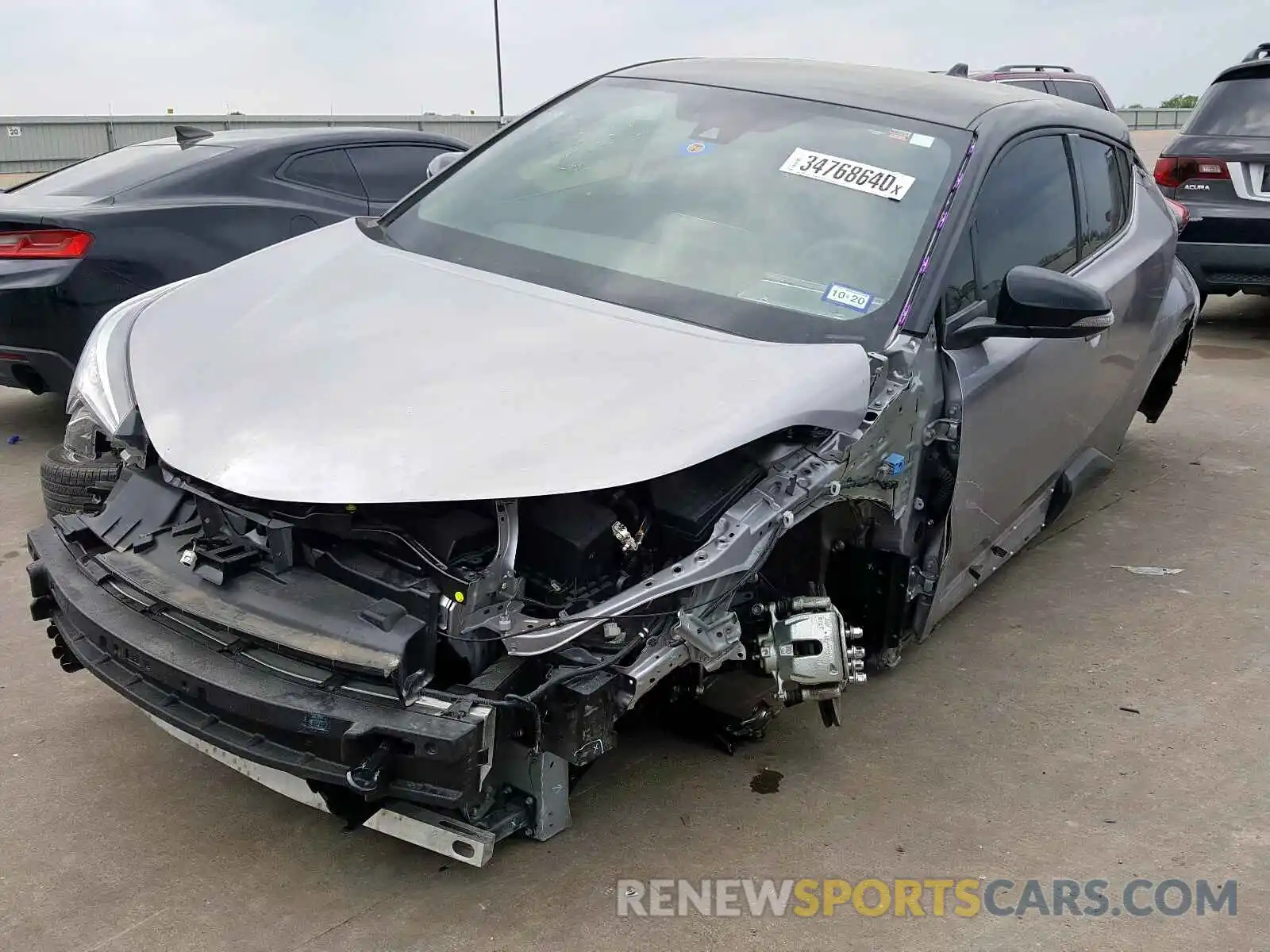 2 Photograph of a damaged car JTNKHMBX3K1021601 TOYOTA C-HR 2019