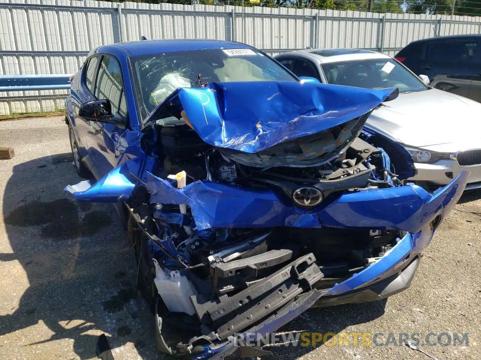 1 Photograph of a damaged car JTNKHMBX3K1021808 TOYOTA C-HR 2019