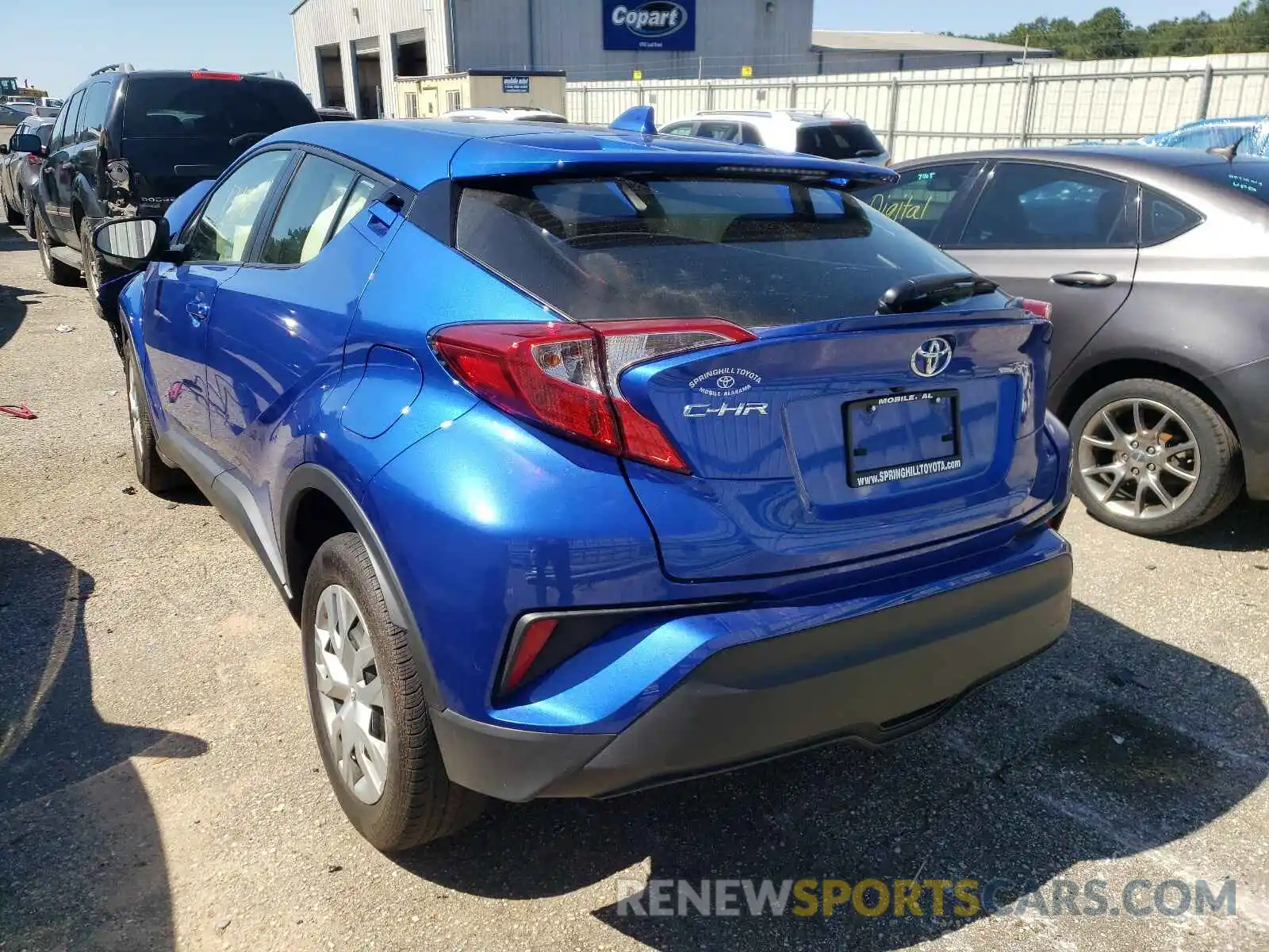 3 Photograph of a damaged car JTNKHMBX3K1021808 TOYOTA C-HR 2019