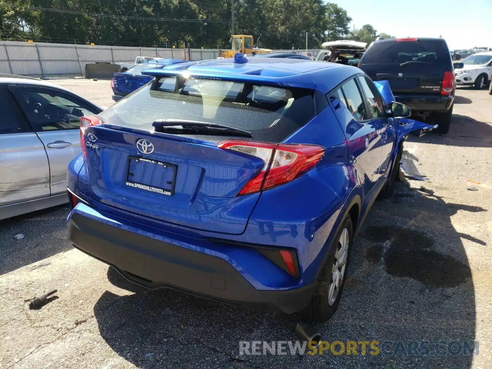 4 Photograph of a damaged car JTNKHMBX3K1021808 TOYOTA C-HR 2019